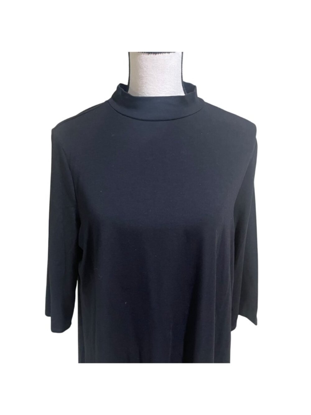 Eileen fisher stretch jersey mock neck tunic - Picture 7 of 10